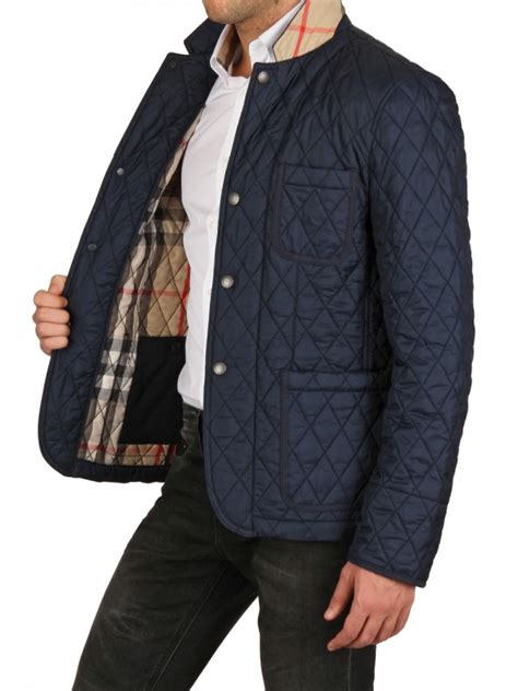 burberry brit jacket mens blue|Burberry Brit jackets on sale.